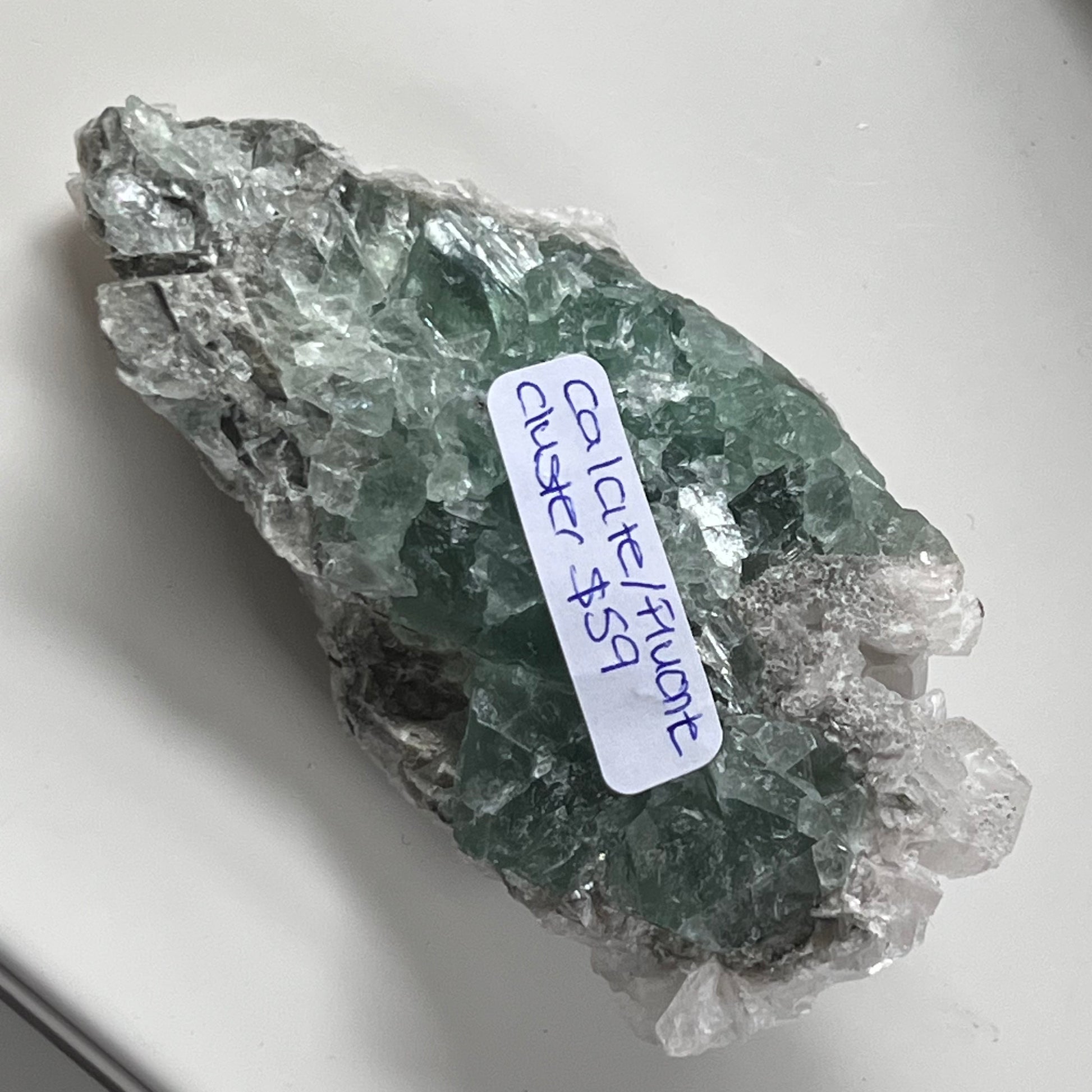 Calcite & Fluorite Cluster - $59