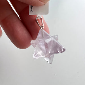 Amethyst Merkaba Pendant