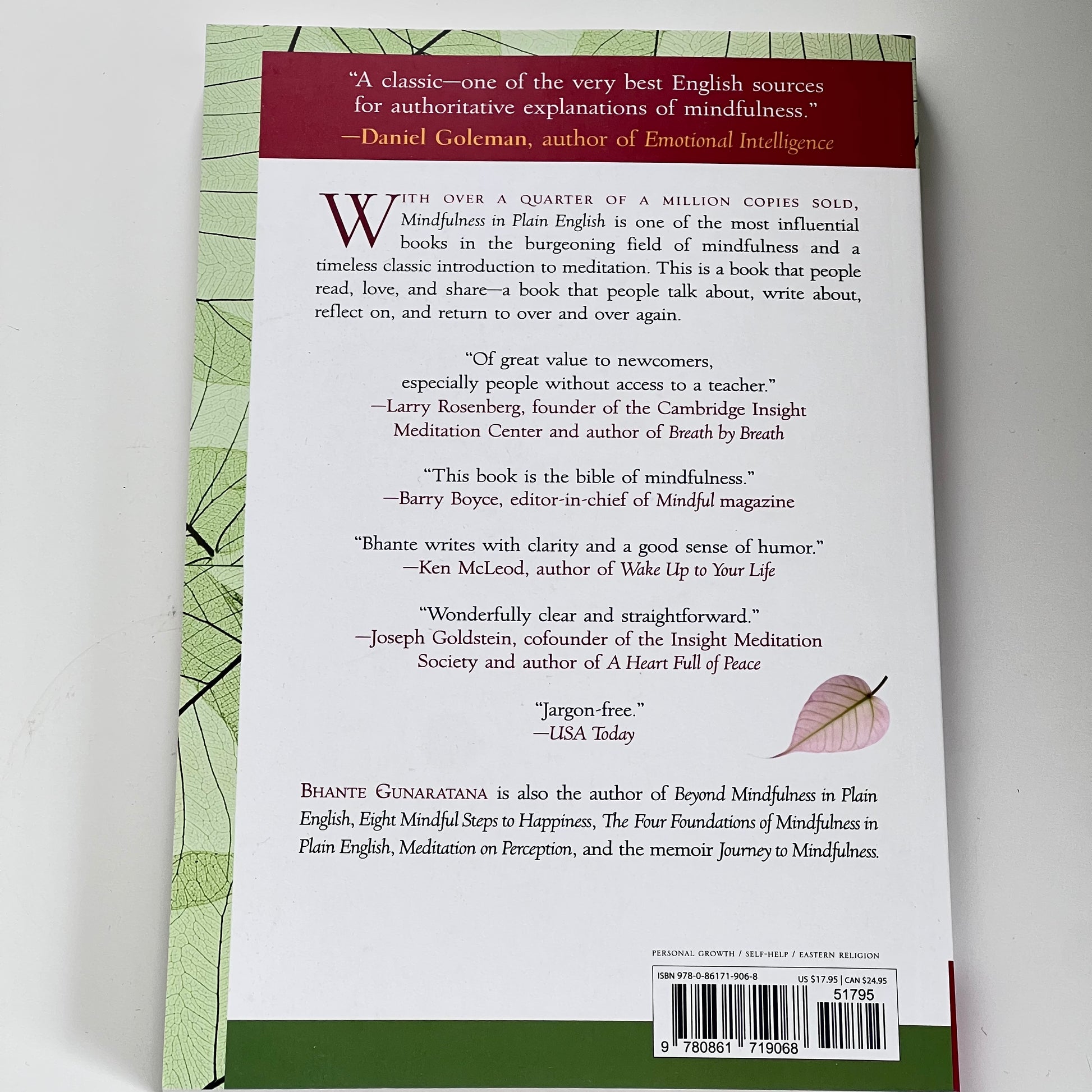 Mindfulness in Plain English by Bhante Gunaratana