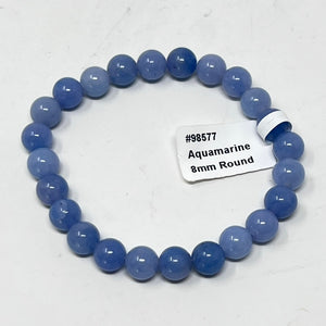 Bracelet - Aquamarine 8mm