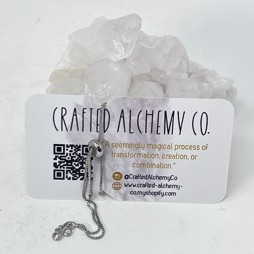 Bracelet (Adjustable) Chakra Symbol by Crafted Alchemy Co (Options) ON SALE