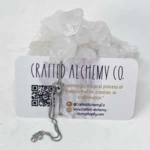 Bracelet (Adjustable) Crystal Beads -  by Crafted Alchemy Co (Options)