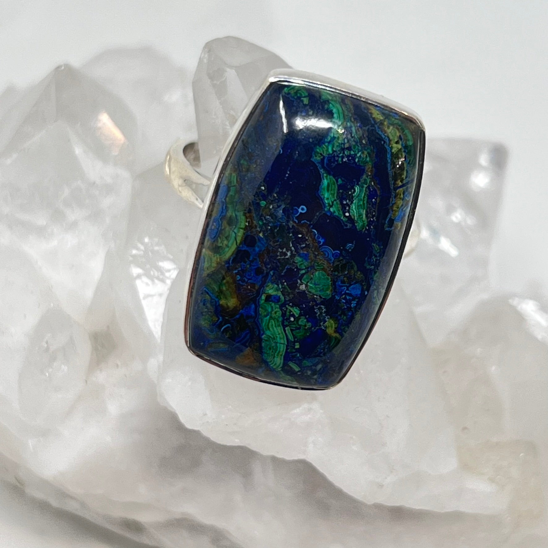 Ring - Azurite & Malachite - Size 11