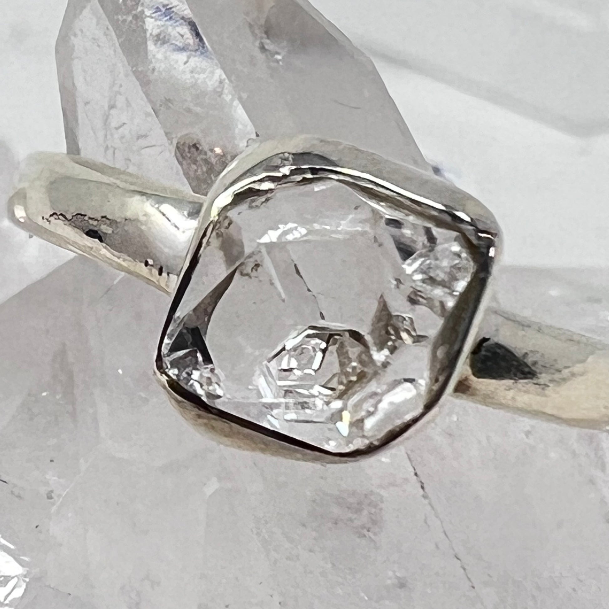 Ring - Herkimer Diamond - Size 8
