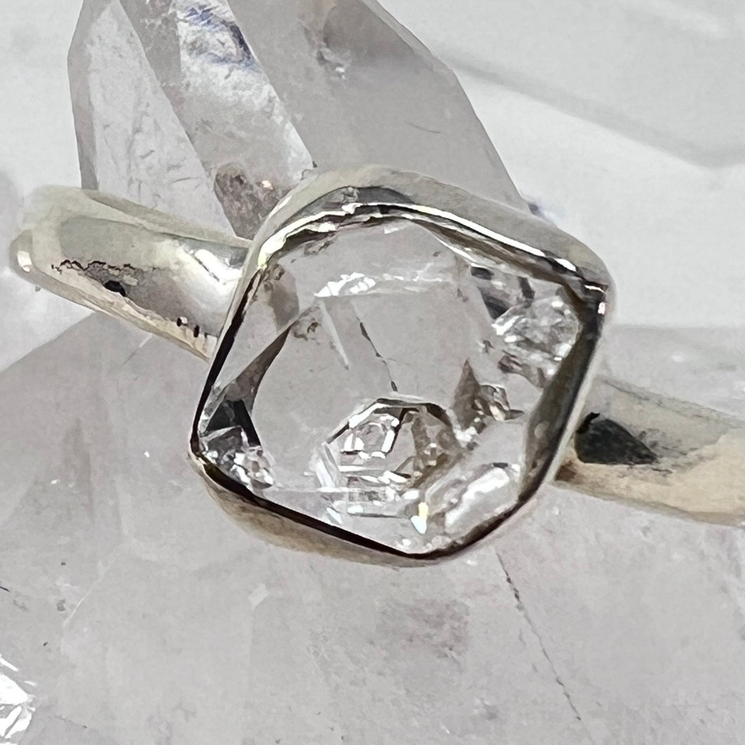 Ring - Herkimer Diamond - Size 8