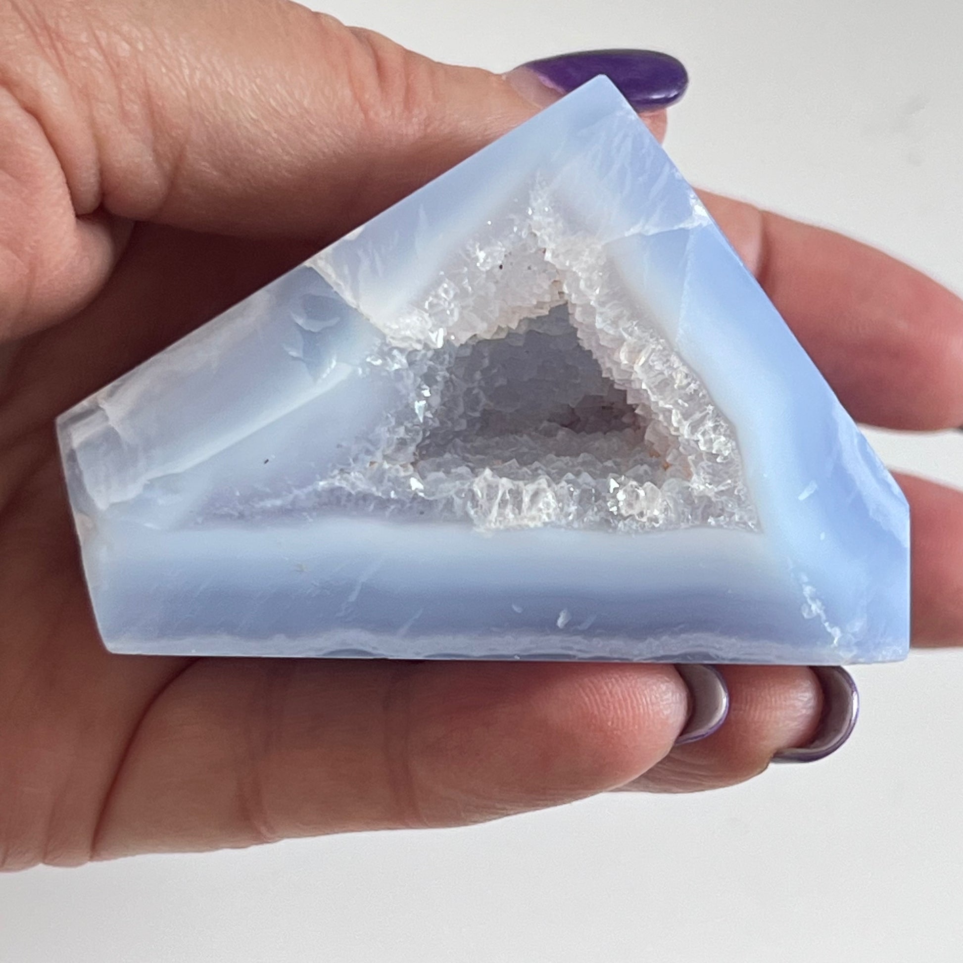 Blue Lace Agate with Druzy (7 Unique Options)