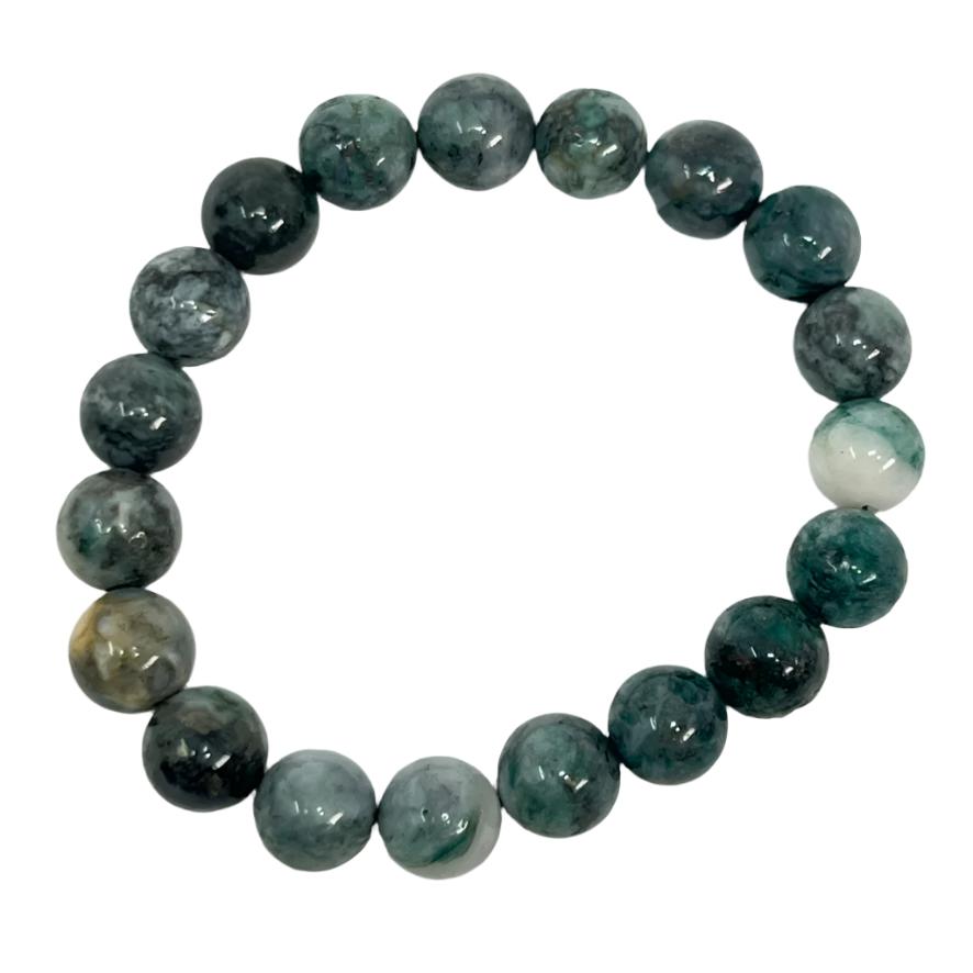 Bracelet - Moss Agate 8mm