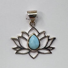 Load image into Gallery viewer, Lotus crystal Pendant (Various)
