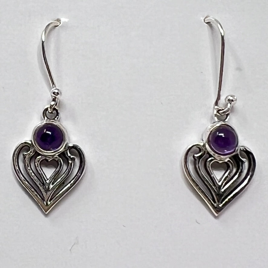 Earrings - Amethyst