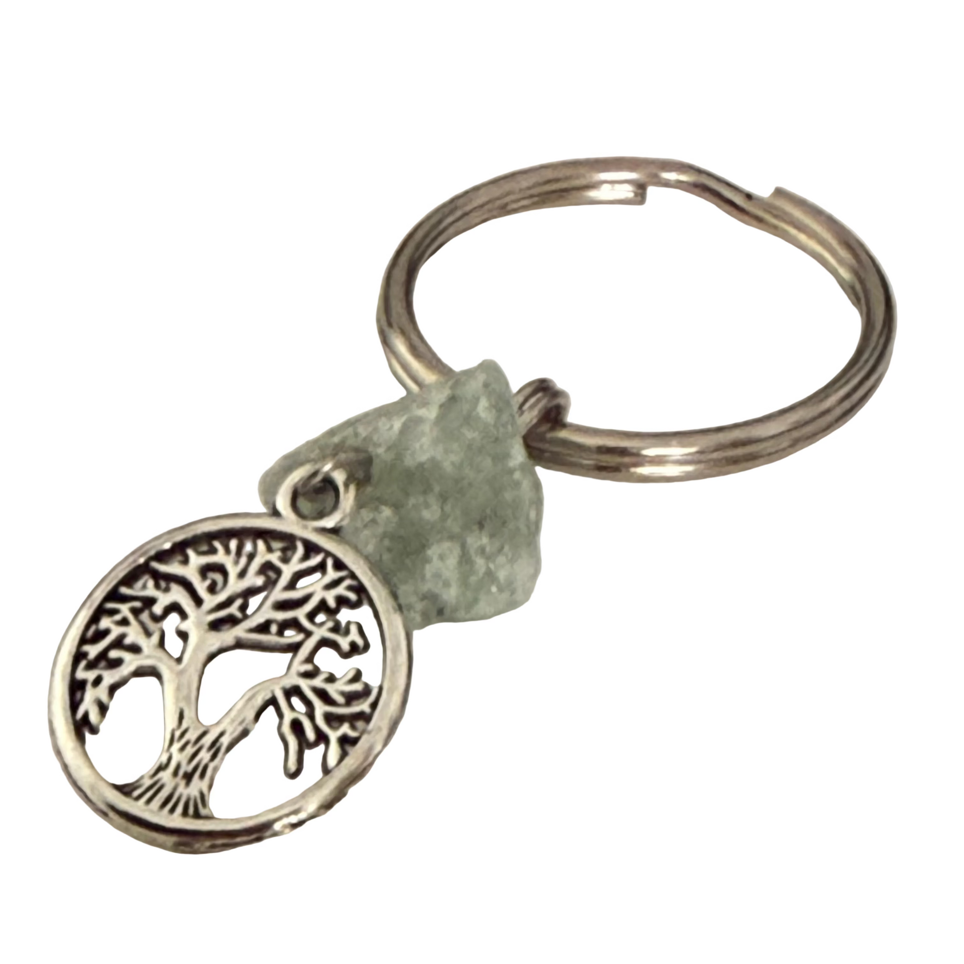 Tree of Life/Green Aventurine Keychain