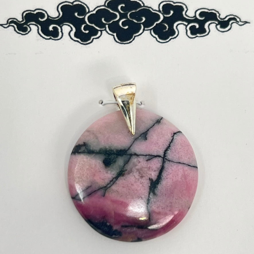 Pendant - Rhodonite