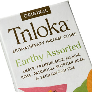 Triloka Incense Cones - Earthly Assorted (2 options)