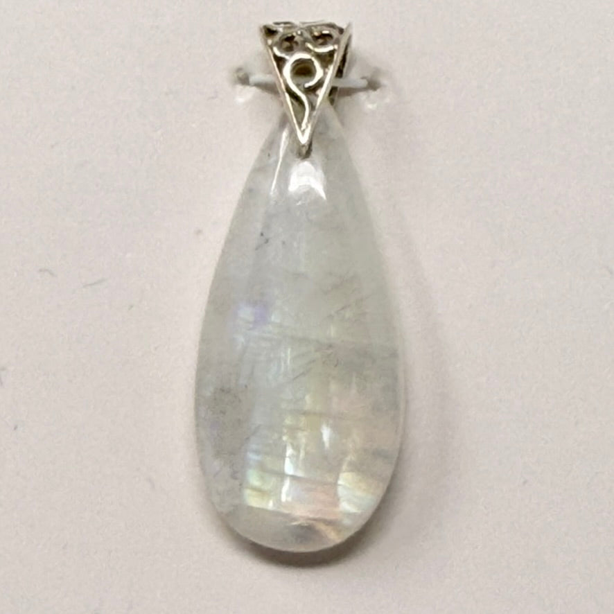 Pendant - Rainbow Moonstone