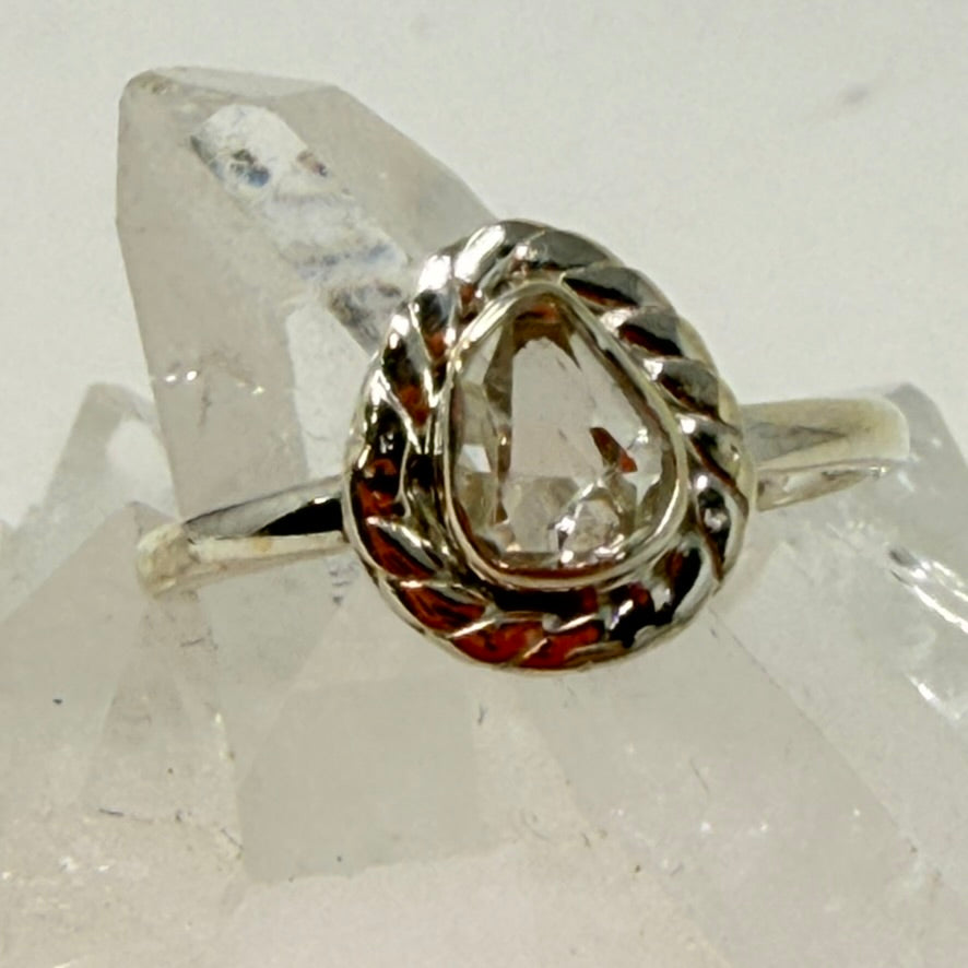 Ring - Herkimer Diamond - Size 8