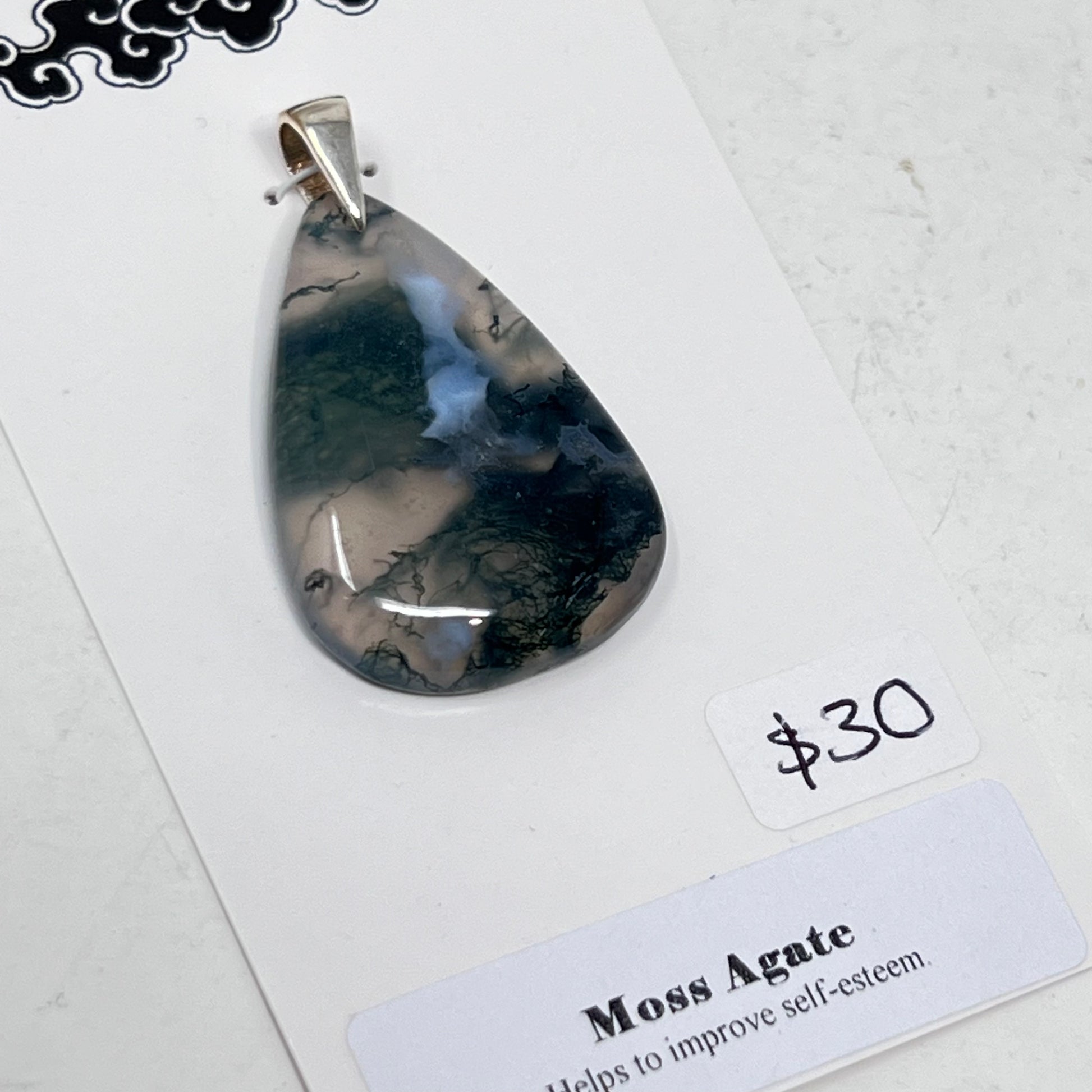 Pendant - Moss Agate