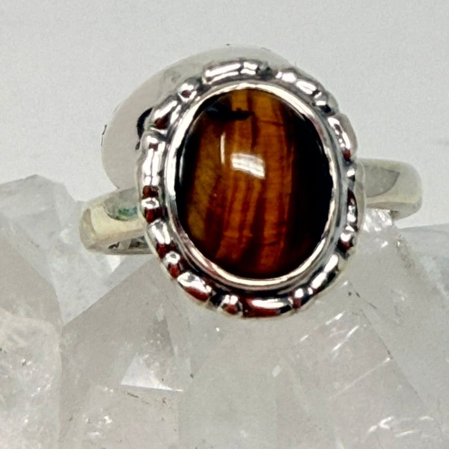 Ring - Tigers Eye - Size 6
