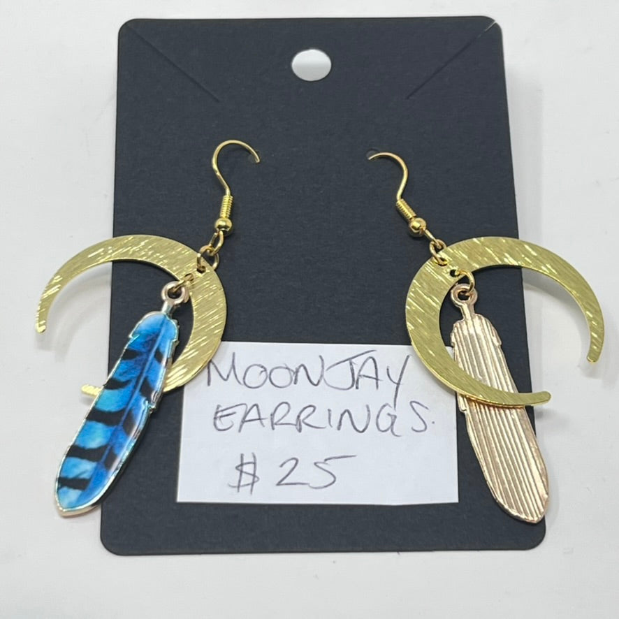 Earrings by BlakByrd - Moon Jay Earrings