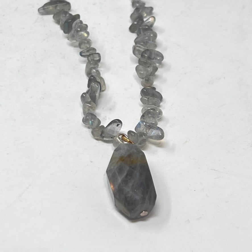 Labradorite Amulet Necklace by SoulSkin