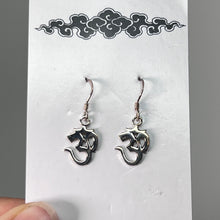 Load image into Gallery viewer, Earrings - Dangly Om
