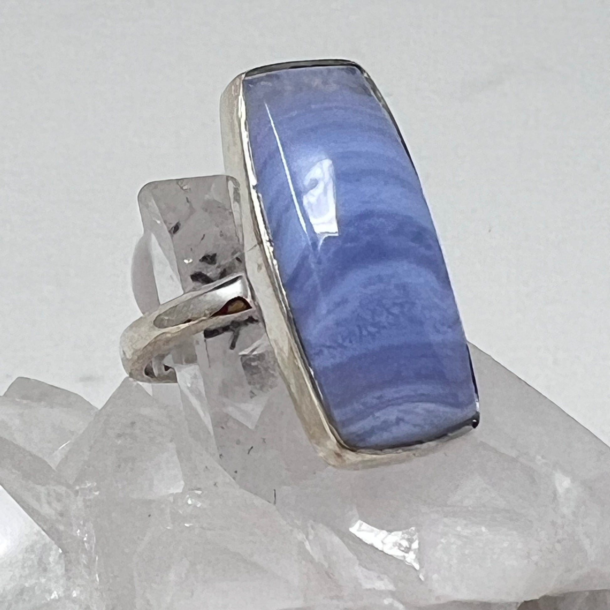 Ring - Blue Lace Agate Size 8