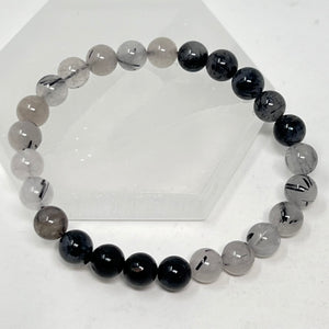Bracelet - Tourmalinated Quartz 8mm