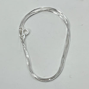 Sterling Silver Chain - FLAT (16", 18", 20")
