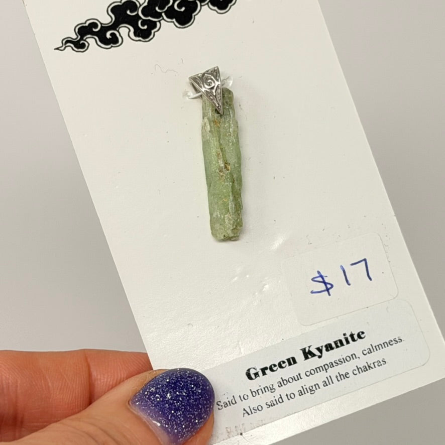 Pendant - Green Kyanite