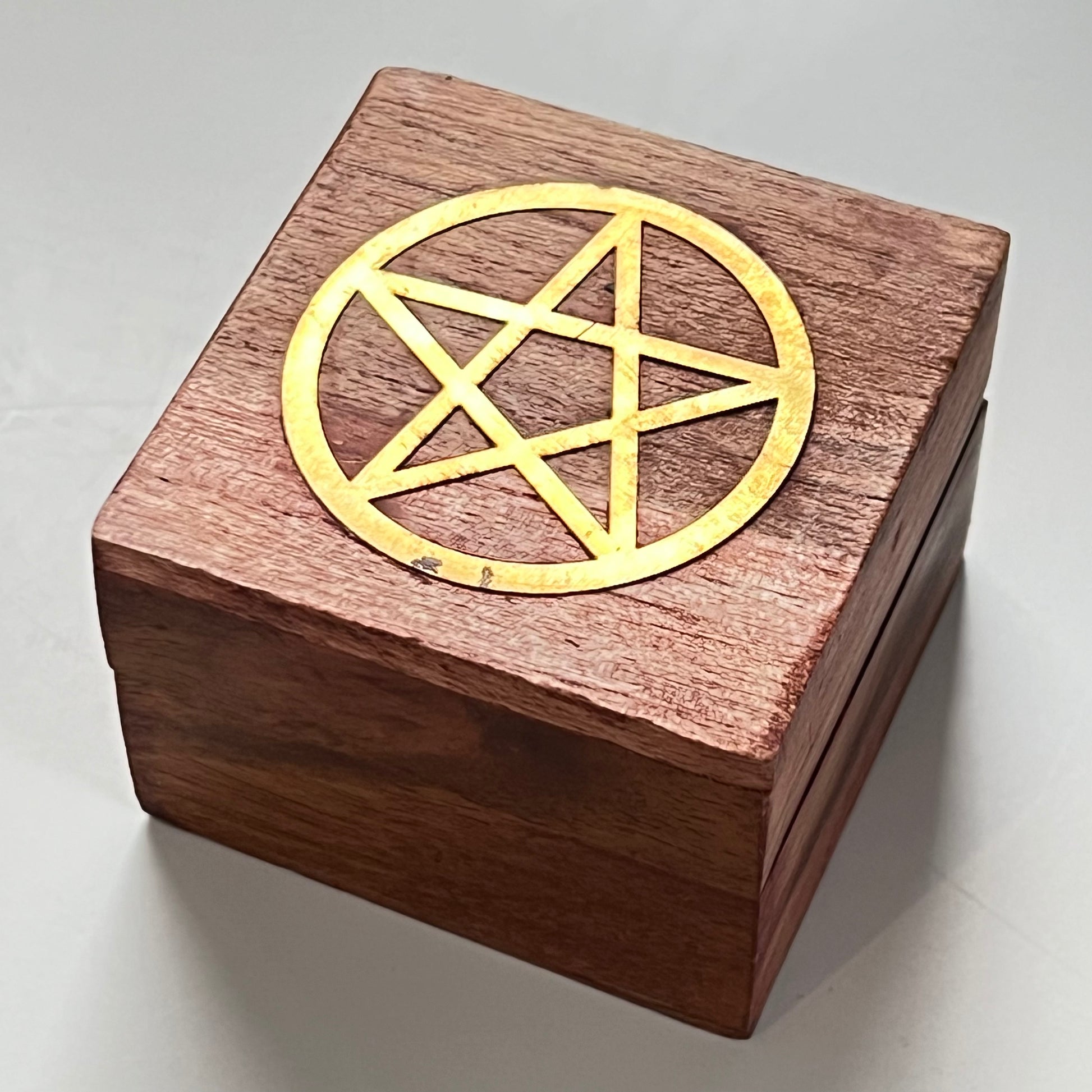 Wood Box - Pentacle (Small)