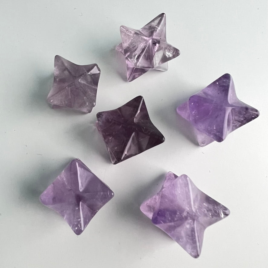 Amethyst Merkaba (small)