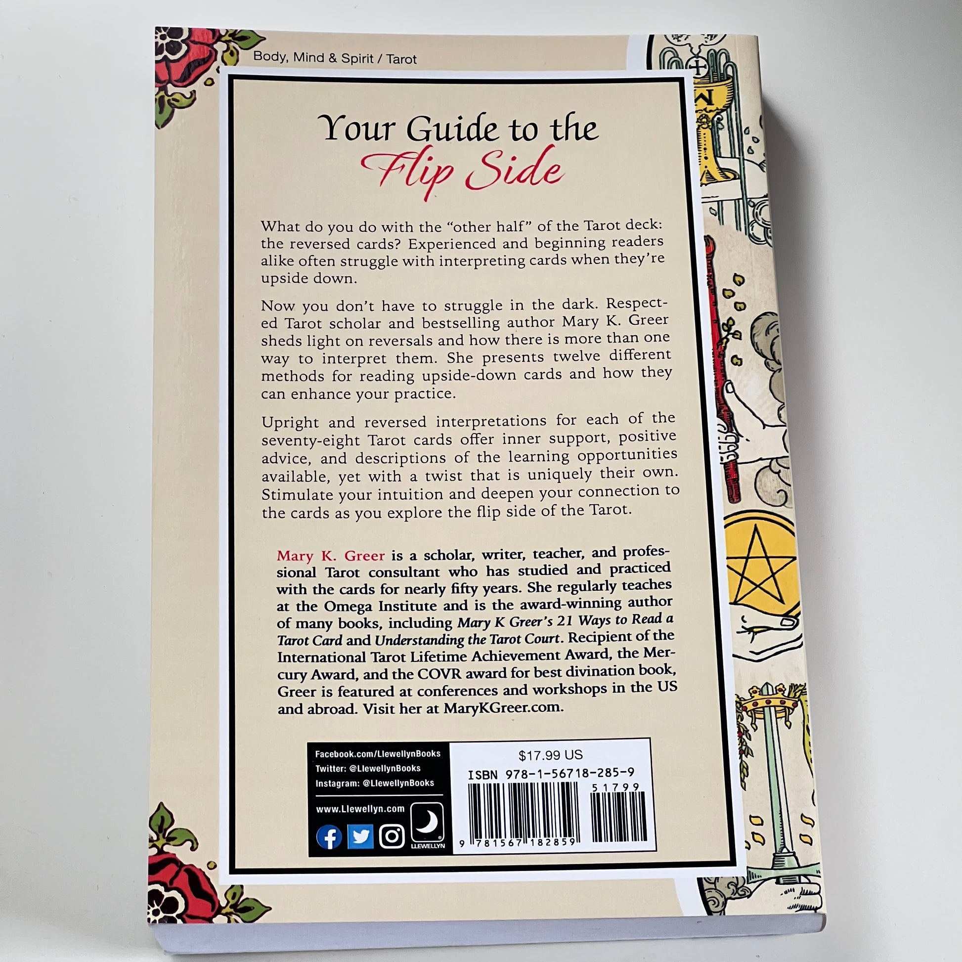 The Complete Book of Tarot Reversals by Mary K Greer