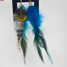 Load image into Gallery viewer, Feather Earrings by BlakByrd - Peacock &amp; Pheasant
