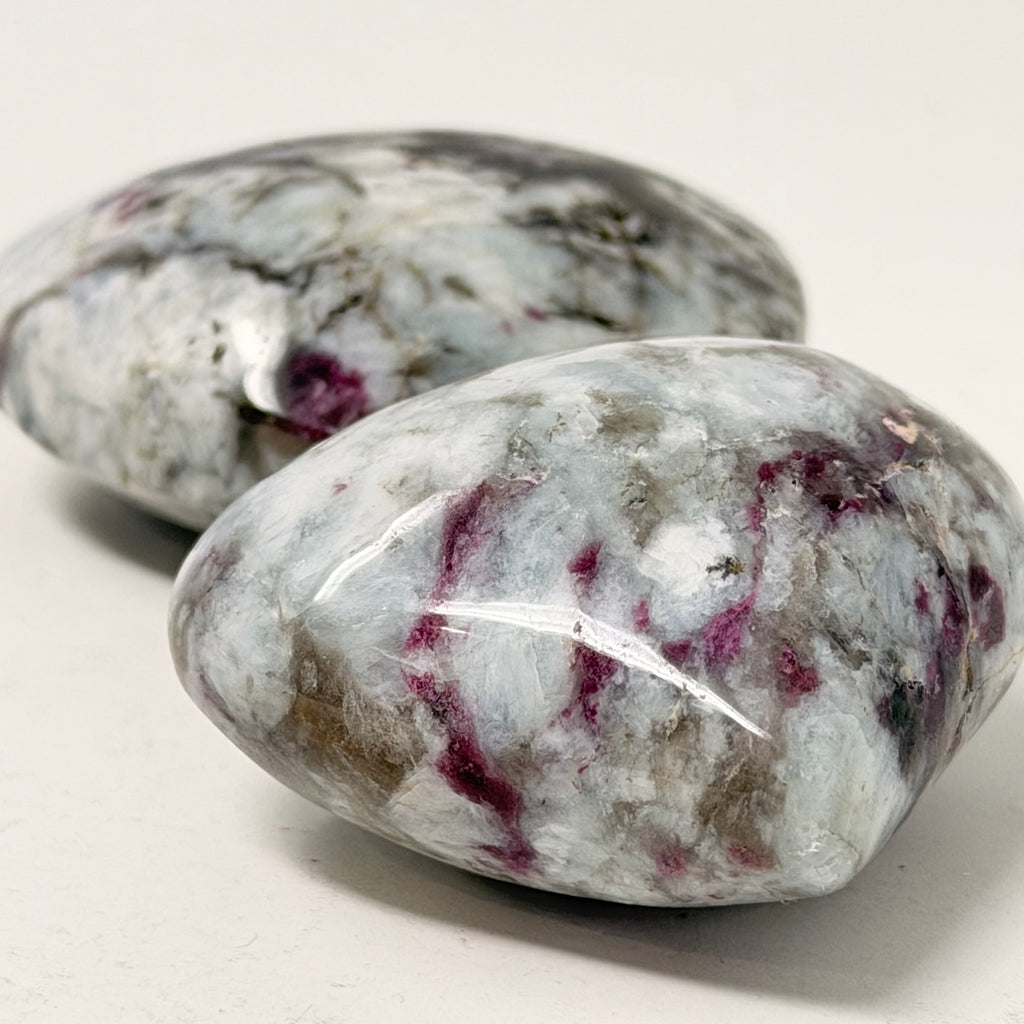 Pink Tourmaline Puffy Heart