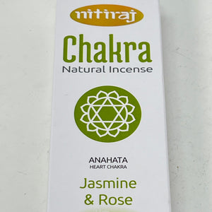Nitiraj CHAKRA Incense (7 varieties)