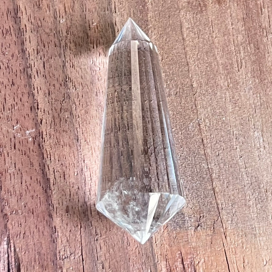 Clear Quartz - Faceted (Vogel) Wand (Options)