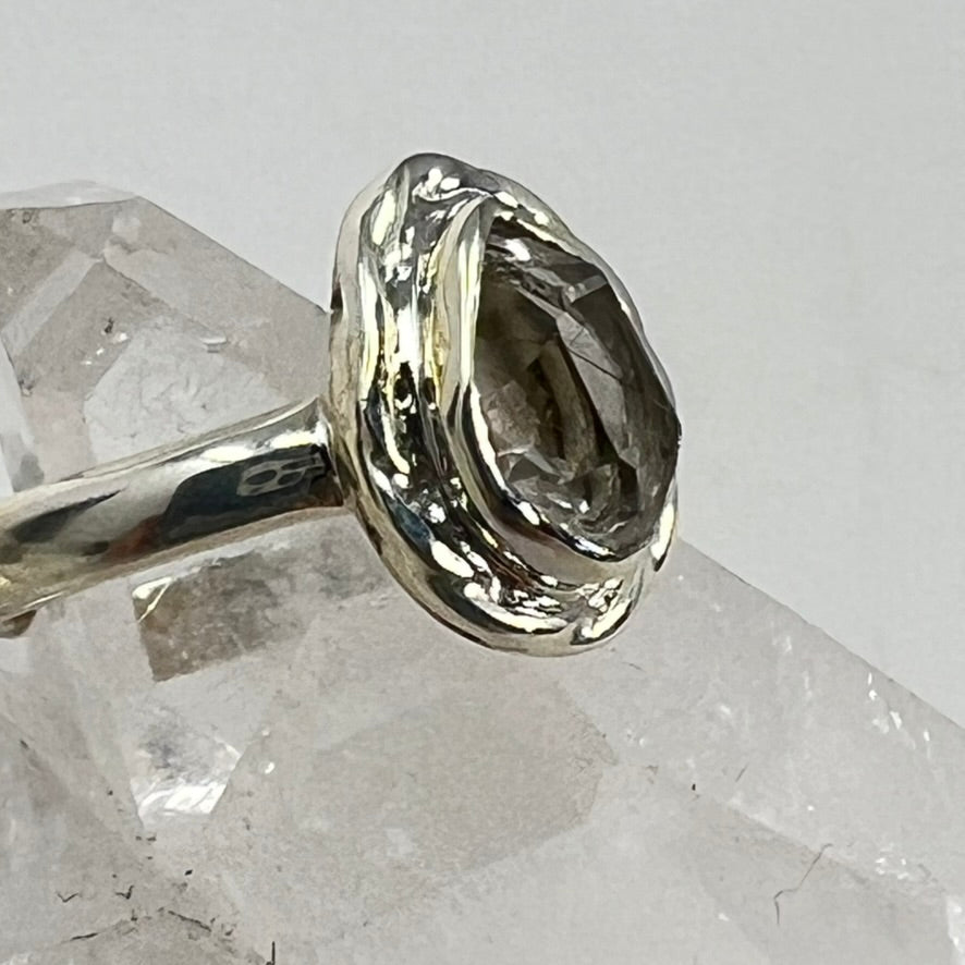 Ring - Herkimer Diamond - Size 8