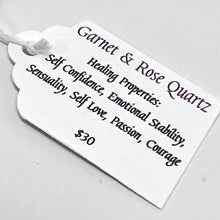 Load image into Gallery viewer, Bracelet by SoulSkin - Garnet &amp; Rose Quartz
