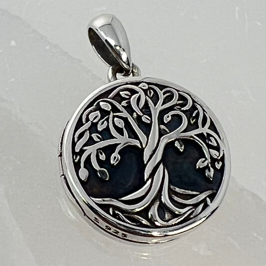 Sterling Silver Pendant - Tree of Life Locket