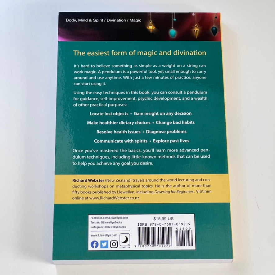 Pendulum Magic for Beginners by Richard Webster