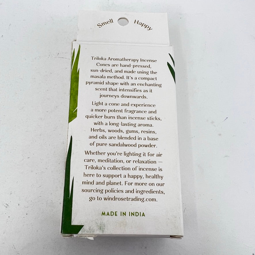 Triloka Incense Cones (5 options)