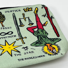 Load image into Gallery viewer, Rider Waite Tarot Zipper Bag
