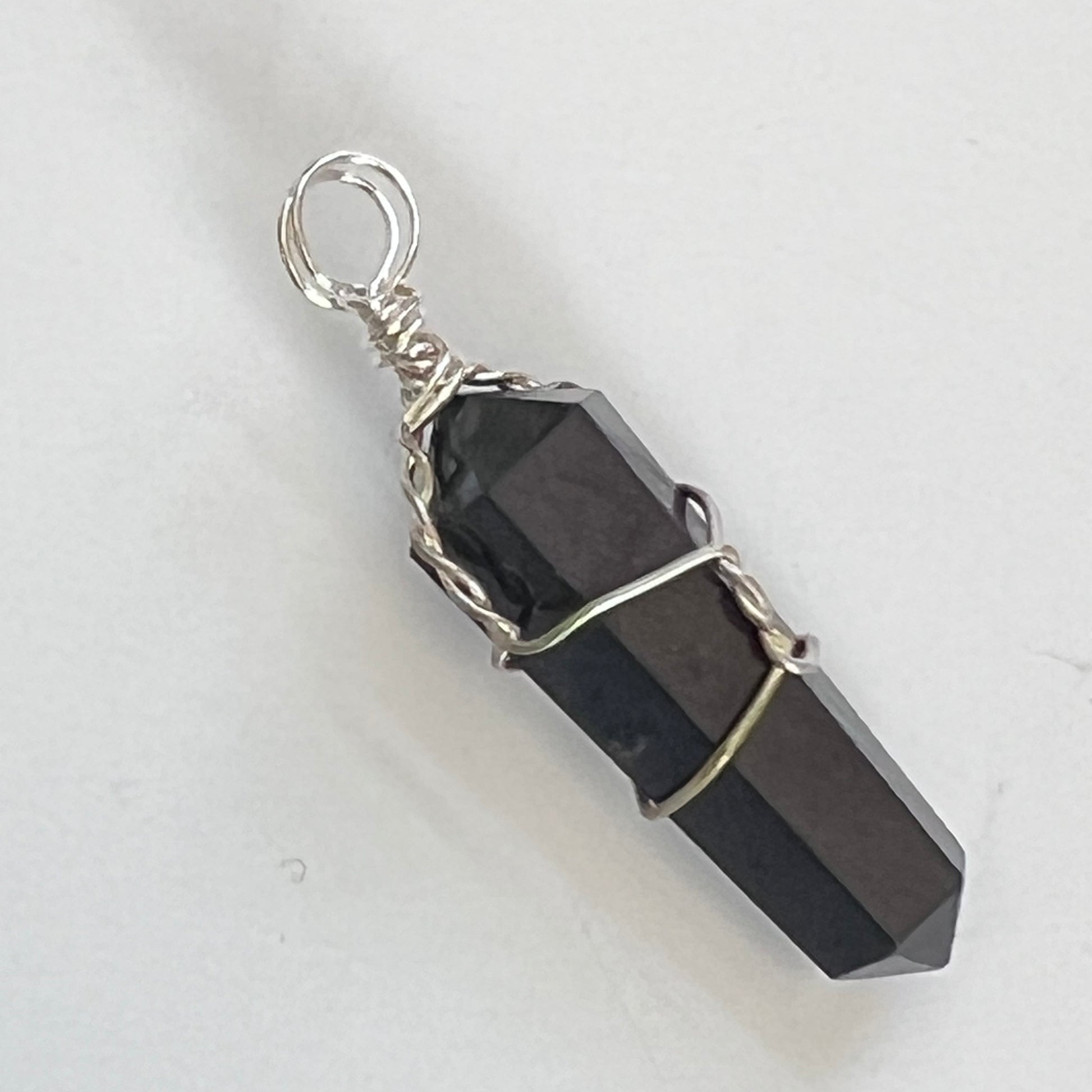 Wire Wrapped Crystal Pendant (18 Options)