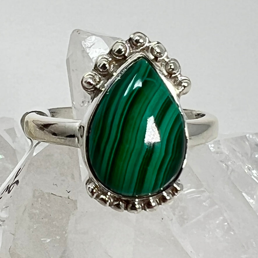 Ring - Malachite - Size 9