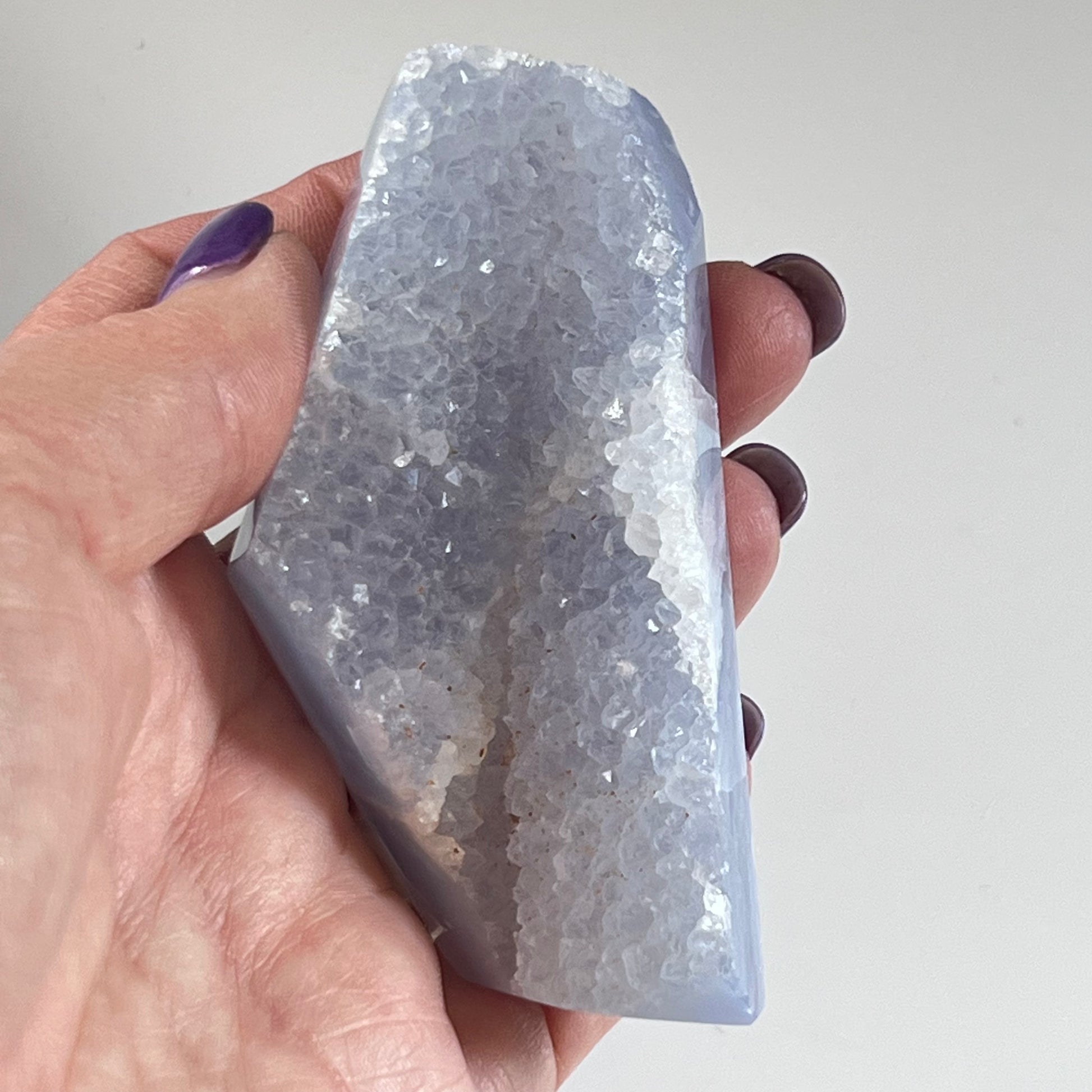 Blue Lace Agate with Druzy (7 Unique Options)