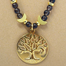 Load image into Gallery viewer, Necklace by SoulSkin - LUNA TREE - Smoky Qtz
