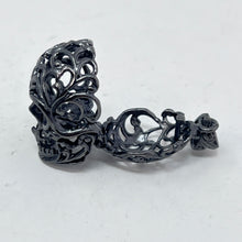 Load image into Gallery viewer, Skull Cage Pendant (no chain) - Grey/Dark Silver
