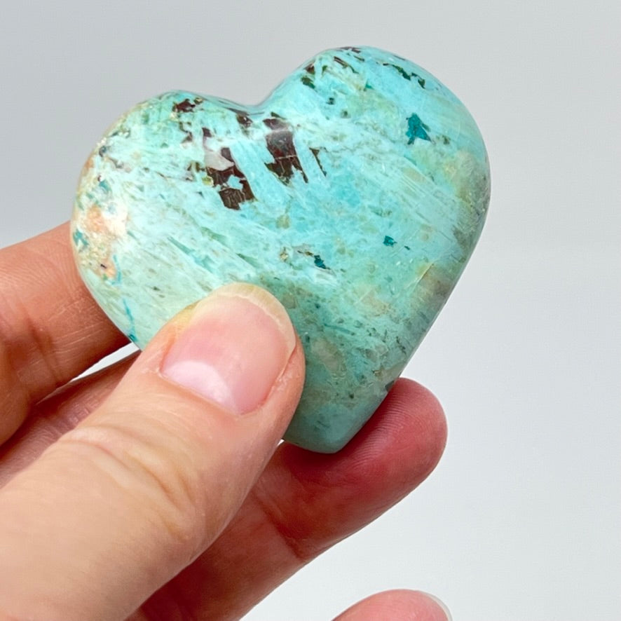 Turquoise Heart (Peruvian)