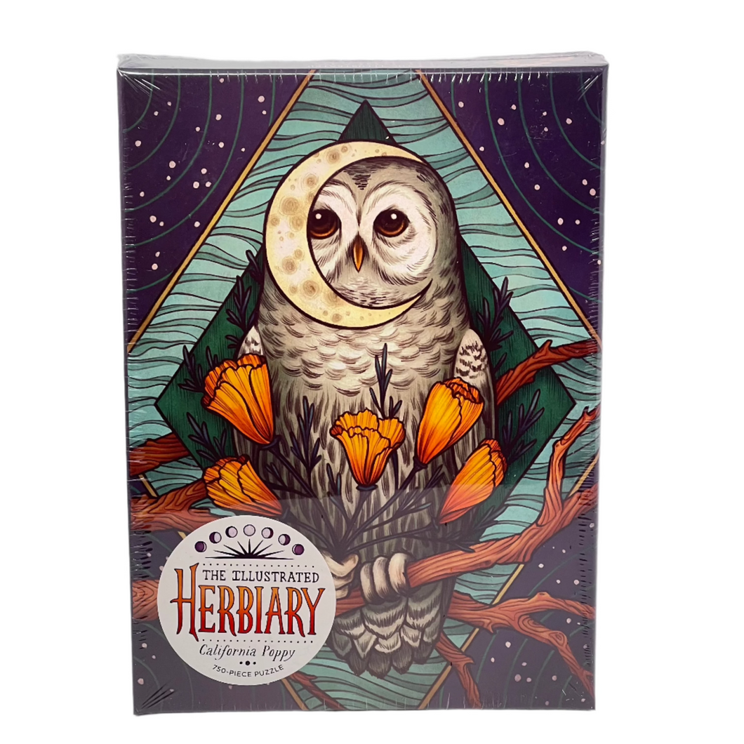 The Illustrated Herbiary California Poppy 750 piece Jigsaw Puzzle