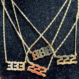 Quartz & Canary Angel Numerology Necklace | 14K Gold Filled