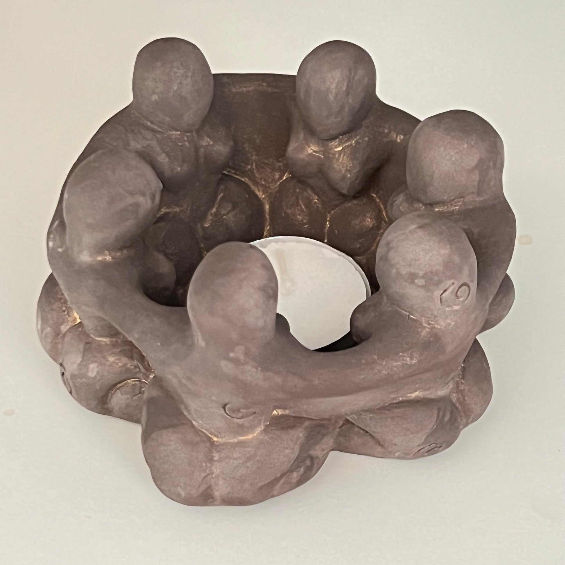 Candle Holder - Goddess Circle (Sandstone)