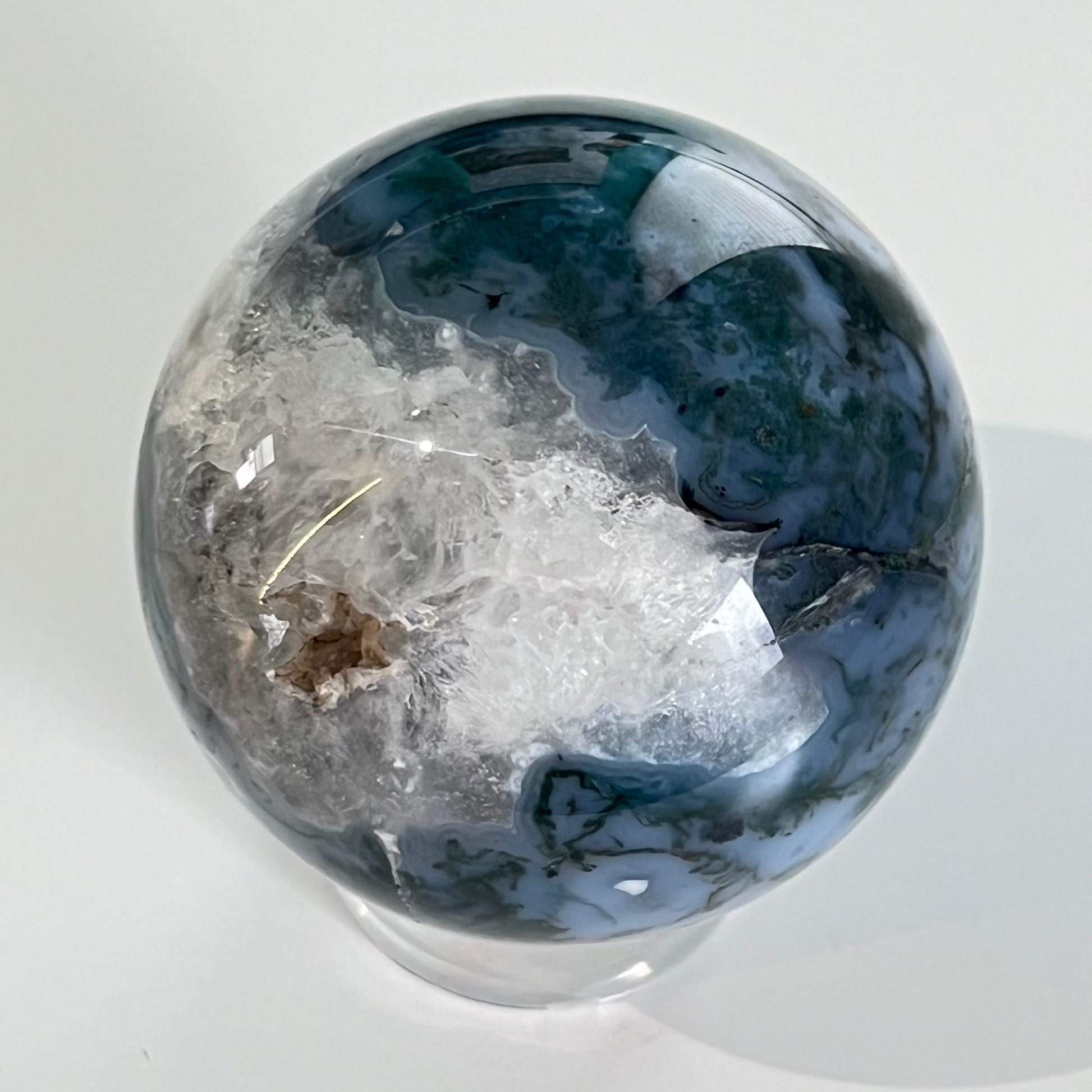 Moss Agate - Sphere